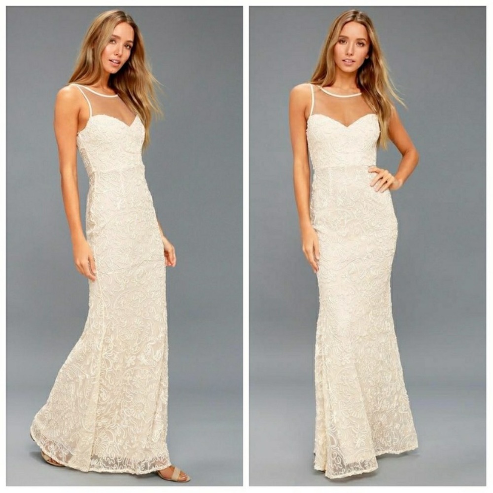 Lulus Nathalie Wedding Dress! Brand new!